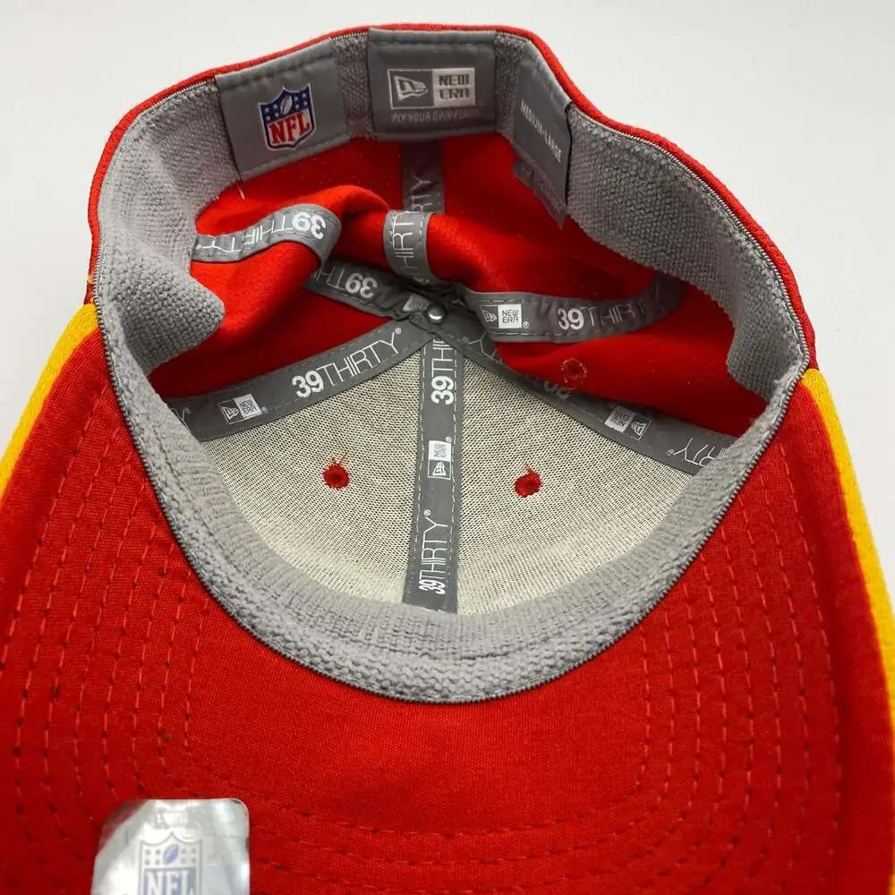 Kansas City Chiefs Red/Gold Two-Tone Precurved Hat